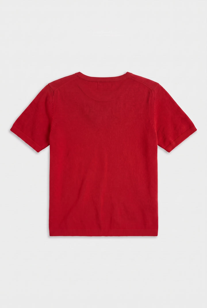 AUTRES COL ROND ROUGE - Taille L (40)