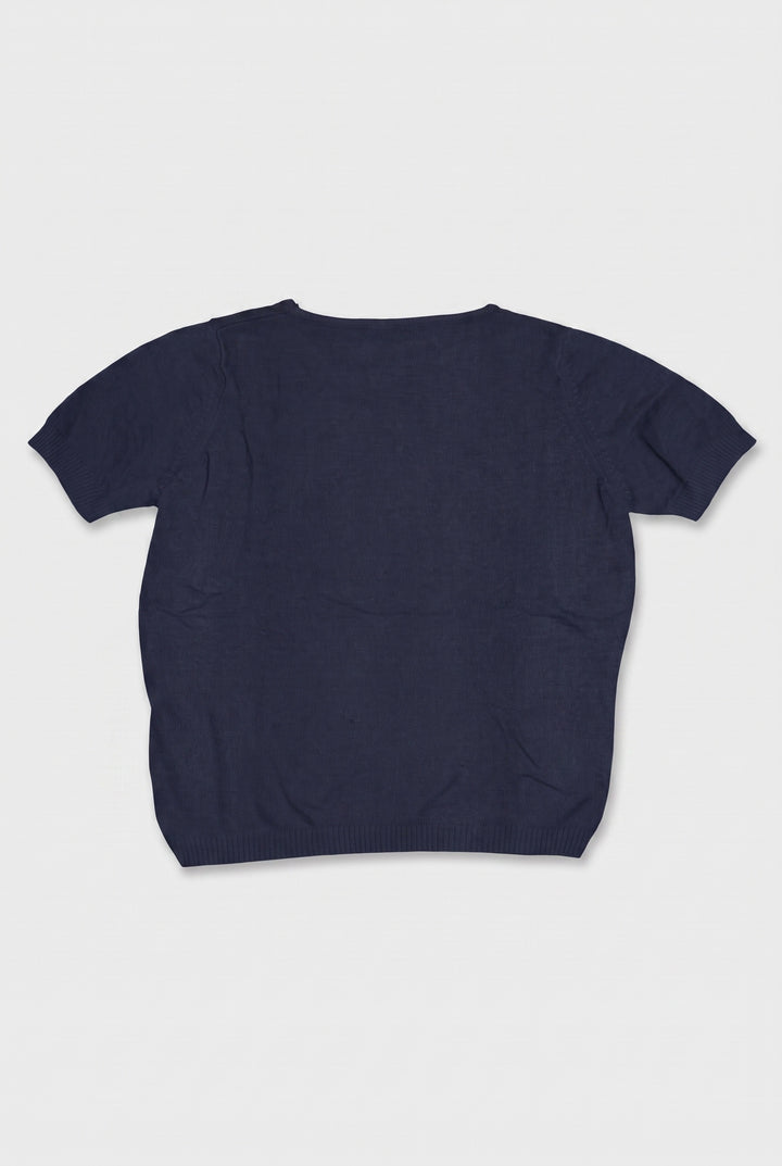 AUTRES COL ROND BLEU - Taille L (40)