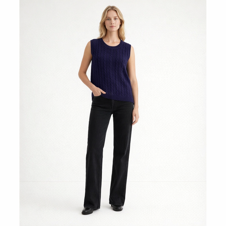 AUTRES COL ROND BLEU - Taille XL (42)